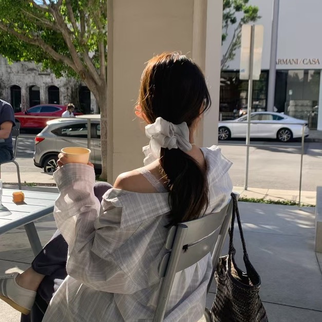 ｜現貨｜  清新春款格紋棉質襯衫