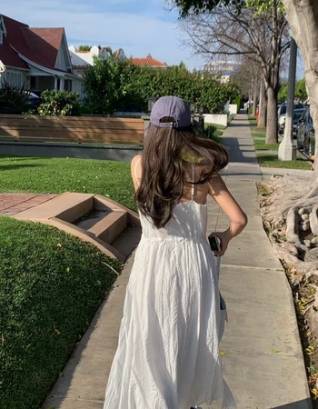 ｜現貨｜  百搭揉皺細肩連身洋裝