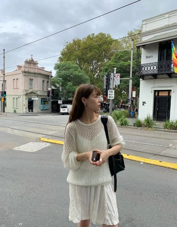 ｜預購｜  氣質鏤空網狀外搭上衣