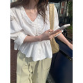 ｜預購｜ 設計領口氣質上衣_11