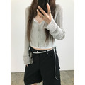 ｜預購｜ 質感直紋輕薄罩衫_5