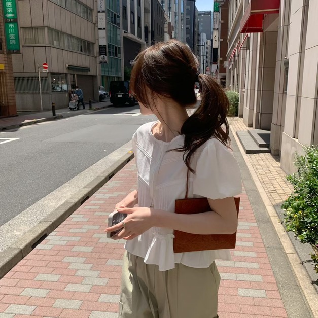 ｜預購｜  氣質澎袖上衣
