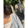 ｜現貨｜ 蕾絲短版裙擺細肩上衣