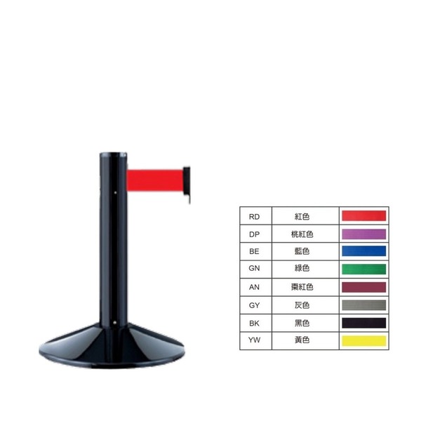 展示型四向短柱 錐形加重底座｜高50cm 約10公斤 銀柱黑柱