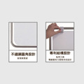 雙面海報架｜銀 金 黑 圓角框 夾扣換海報 小尺寸大尺寸_5