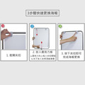 雙面海報架｜銀 金 黑 圓角框 夾扣換海報 小尺寸大尺寸_6