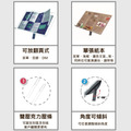 立地菜單架 黑烤漆｜壓克力菜單板 角度可調 加重款 收納款_2