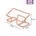 金屬名片架 名片座｜不鏽鋼L形款 金屬支架款 黑金銀玫瑰金_10