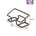 金屬名片架 名片座｜不鏽鋼L形款 金屬支架款 黑金銀玫瑰金_8