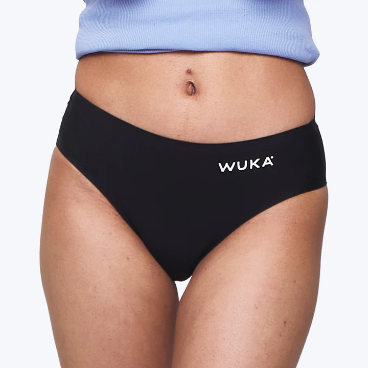 英國B型企業永續月經內著 WUKA [重度流量=3個衛生棉] 少女中腰超展開全包覆型無痕月經褲  吸血內褲 月亮褲 W2TSBIHFBL