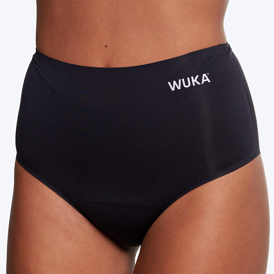 英國B型企業永續月經內著 WUKA[中度流量=2個衛生棉] 高腰超展開全包覆型無痕月經褲 腹脹/產後/體型變化 吸血內褲 月亮褲 W2FSHWHFBL