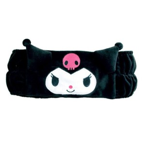 酷洛米 鬆緊束髮帶 附收納包髮箍 (黑大臉款)