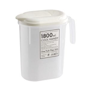 山田化學 日本製 單耳冷水壺 1.8L (白蓋款)