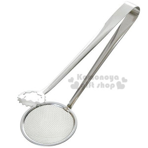 Echo 日本製 不鏽鋼炸物夾 (銀圓網格)