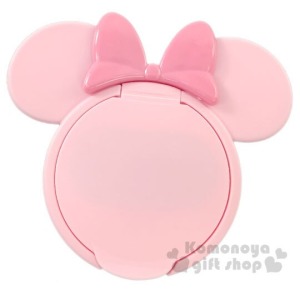 迪士尼 米妮 日製大臉造型塑膠濕紙巾蓋《粉》