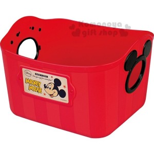 迪士尼 米奇 日製方形軟式收納盒《L.紅》2.5L