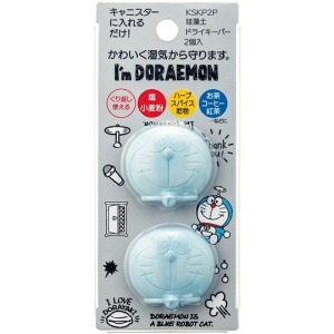 哆啦A夢 造型珪藻土乾燥塊2入組 (藍色款)