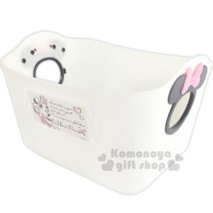 迪士尼 米妮 日製軟式收納盒《L.白》2.5L