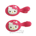 Hello Kitty 造型塑膠髮夾組《3款隨機.2入.粉/紅/棕》_2