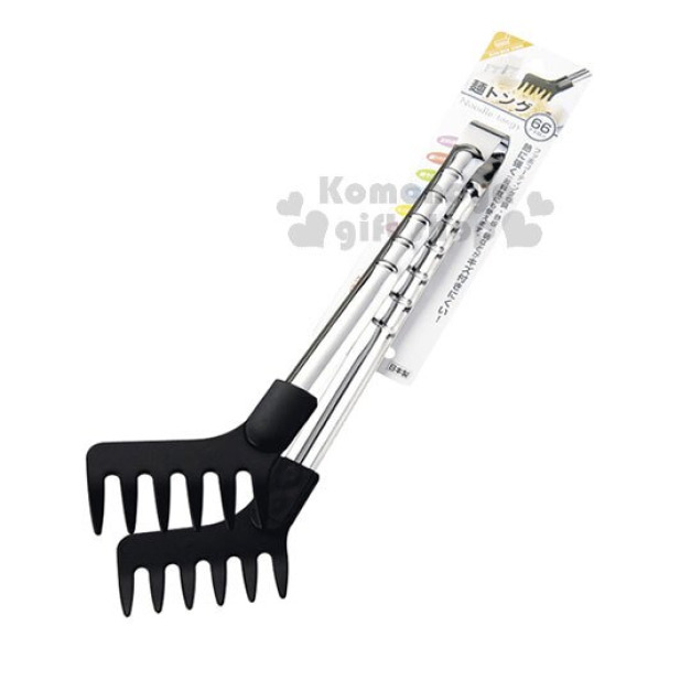 Echo 日本製 耐熱不鏽鋼麵條夾 (銀黑色款)