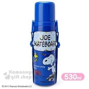 史努比 兩用不鏽鋼水壺《藍白.星星.530ml》