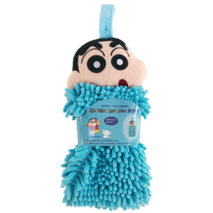 蠟筆小新 超細纖維擦手巾 (藍小新款)