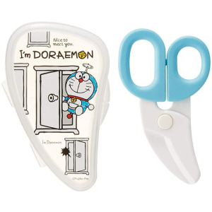 哆啦A夢 嬰兒食物剪刀 附盒 (藍道具款)