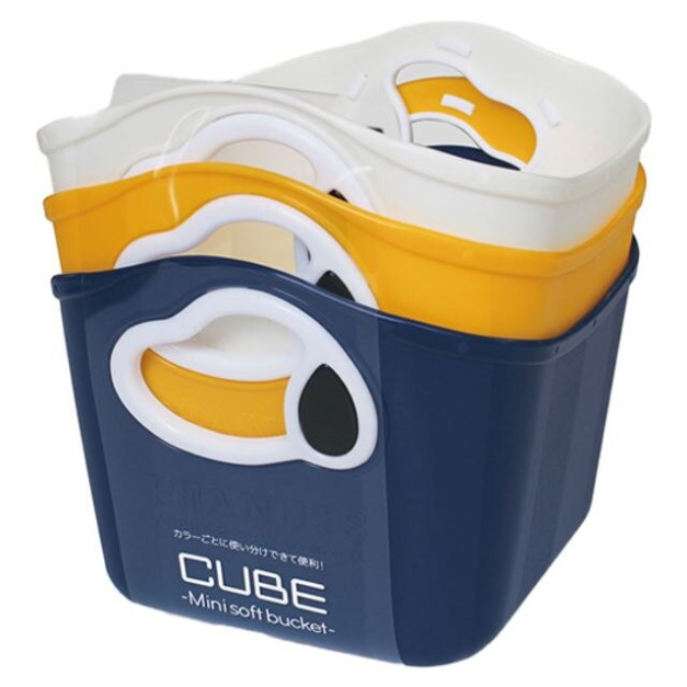 史努比 日本製 軟式收納盒3入組 500ml (白黃藍款)