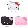 Hello Kitty 方形矽膠拉鍊零錢包 (紅白大臉款)_2