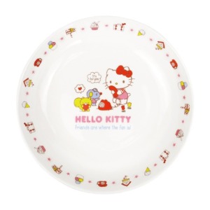 Hello Kitty 陶瓷深盤 8吋 500ml (紅白電話款)