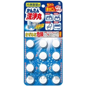 小林製藥 日本製 排水管清潔碇12入組 (藍無香款)