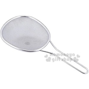 下村工業 日本製 不鏽鋼濾網勺 (銀寬型)