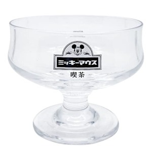 迪士尼 米奇 玻璃布丁杯 250ml (昭和喫茶館)