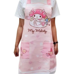 美樂蒂 成人綁帶式圍裙 77x72cm (粉下午茶款)