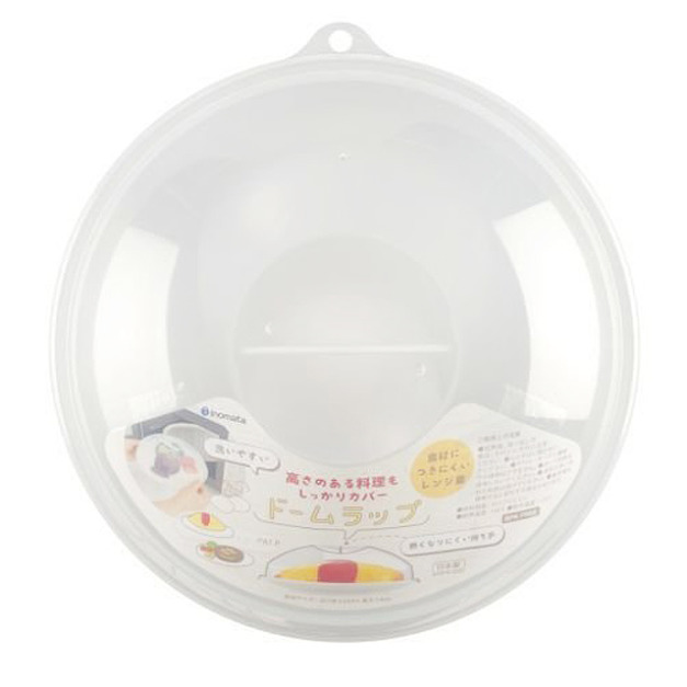 INOMATA 塑膠半圓微波蓋 (透明款)