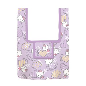 Hello Kitty 摺疊環保購物袋 30x52cm (少女日用品特輯)