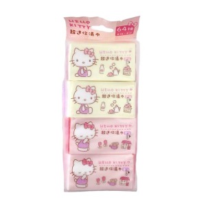 Hello Kitty 8抽迷你濕紙巾隨身包8入組 (粉袋款)