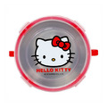 Hello Kitty 兒童不鏽鋼雙耳餐碗附蓋 450ml (紅大臉款)