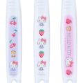 Hello Kitty 兒童牙刷3入組附牙刷蓋 (透明 水果)_2