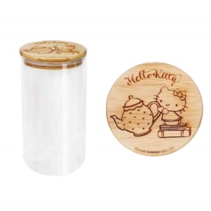 (特價) Hello Kitty 玻璃密封罐 1200ml (茶壺款)