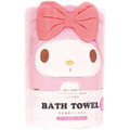 美樂蒂 造型吸水速乾浴巾 60x120cm (粉白大臉款)_2