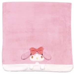 美樂蒂 造型吸水速乾浴巾 60x120cm (粉白大臉款)