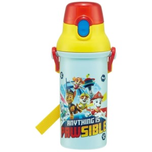 汪汪隊 兒童彈蓋直飲水壺 480ml Ag+ (黃藍紅出動款)