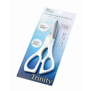 ECHO 三用式廚房剪刀 (白柄 泡殼裝)