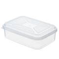 INOMATA 塑膠方形可微波保鮮盒 800ml (透明款)_1