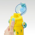 (特價) 迪士尼 玩具總動員 兩用不鏽鋼保溫瓶附背帶 580ml/570ml (黃藍玩具盒款)_3