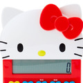 Hello Kitty 造型太陽能12位元計算機 (紅大臉款)_2