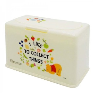 [特價]  小熊維尼 方形按壓彈蓋口罩盒 (米農作物款)