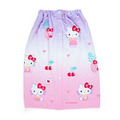 Hello Kitty 兒童抗UV棉質浴裙 70cm (粉紫櫻桃 炎夏企劃)