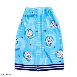 哆啦A夢 兒童抗UV棉質浴裙 70cm (藍動作 炎夏企劃)